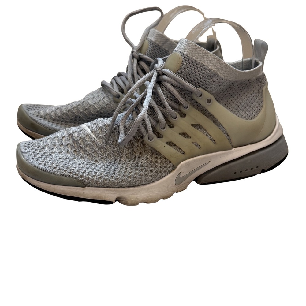 Nike Air Presto Ultra Flyknit Athleisure Mens 9 Wolf Grey Running 835570-002